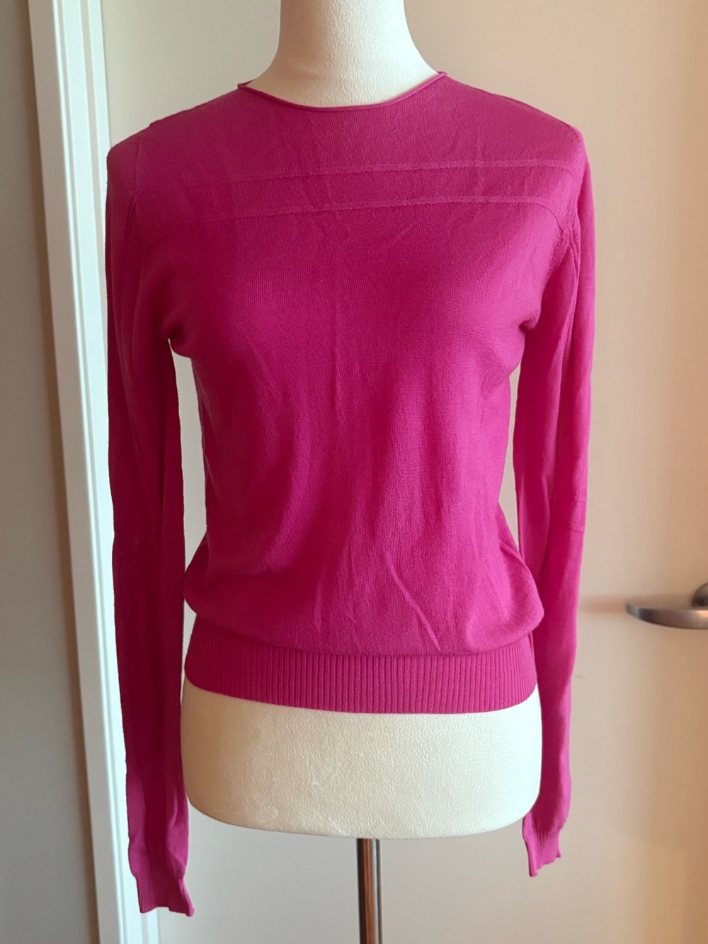 Rick Owens Wool Knit Sweater Hot Pink XS NWT Biker Level